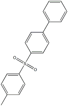 4-[(4-methylphenyl)sulfonyl]-1,1'-biphenyl Struktur