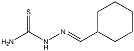 2-(cyclohexylmethylidene)hydrazine-1-carbothioamide Struktur