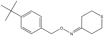 tetrahydro-4H-thiopyran-4-one O-[4-(tert-butyl)benzyl]oxime Struktur