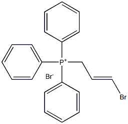 (3-bromoallyl)(triphenyl)phosphonium bromide Struktur