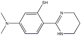 5-(dimethylamino)-2-(1,4,5,6-tetrahydropyrimidin-2-yl)benzene-1-thiol Struktur