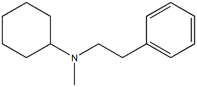 N-methyl-N-phenethylcyclohexanamine Struktur