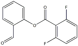 2-formylphenyl 2,6-difluorobenzoate Struktur