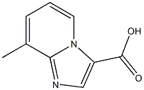 8-methylimidazo[1,2-a]pyridine-3-carboxylic acid Struktur