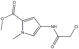 methyl 4-[(chloroacetyl)amino]-1-methyl-1H-pyrrole-2-carboxylate Struktur