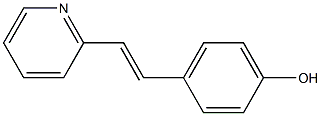 4-[2-(2-pyridyl)vinyl]phenol Struktur