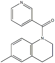 [6-methyl-3,4-dihydro-1(2H)-quinolinyl](3-pyridinyl)methanone Struktur