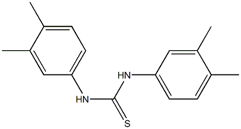 N,N'-di(3,4-dimethylphenyl)thiourea Struktur