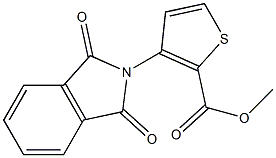 methyl 3-(1,3-dioxo-2,3-dihydro-1H-isoindol-2-yl)thiophene-2-carboxylate Struktur