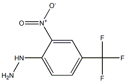 1-[2-nitro-4-(trifluoromethyl)phenyl]hydrazine Struktur