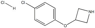 3-(4-chlorophenoxy)azetane hydrochloride Struktur