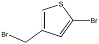 2-bromo-4-(bromomethyl)thiophene Struktur