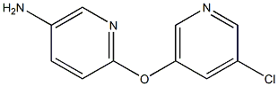 5-Amino-2-(3-chloropyrid-5-yloxy)pyridine Struktur