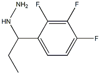 1-(1-(2,3,4-trifluorophenyl)propyl)hydrazine Struktur