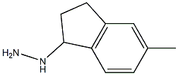 1-(2,3-dihydro-5-methyl-1H-inden-1-yl)hydrazine Struktur