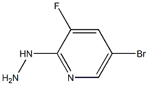 1-(5-bromo-3-fluoropyridin-2-yl)hydrazine Struktur