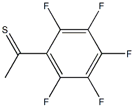 1-(perfluorophenyl)ethanethione Struktur