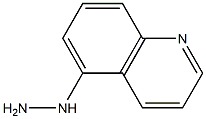 1-(quinolin-5-yl)hydrazine Struktur