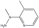 1-methyl-1-(3-methylpyridin-2-yl)hydrazine Struktur