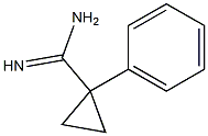 1-phenylcyclopropanecarboxamidine Struktur