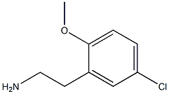 2-(5-chloro-2-methoxyphenyl)ethanamine Structure