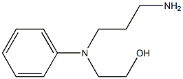 2-(N-(3-aminopropyl)-N-phenylamino)ethanol Struktur