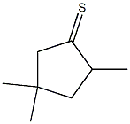 2,4,4-trimethylcyclopentanethione Struktur