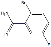 2-bromo-5-fluorobenzamidine Struktur