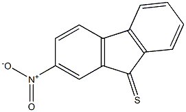 2-nitro-9H-fluorene-9-thione Struktur