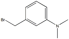 3-(bromomethyl)-N,N-dimethylbenzenamine Struktur