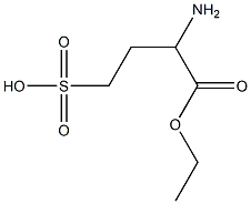 3-(ethoxycarbonyl)-3-aminopropane-1-sulfonic acid Struktur