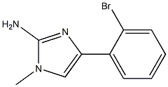 4-(2-bromophenyl)-1-methyl-1H-imidazol-2-amine Struktur