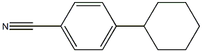 4-cyclohexylbenzonitrile Struktur