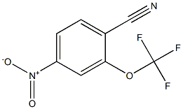 4-nitro-2-(trifluoromethoxy)benzonitrile Struktur