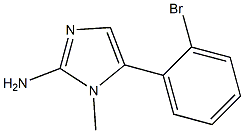 5-(2-BROMO-PHENYL)-1-METHYL-1H-IMIDAZOL-2-YLAMINE Struktur