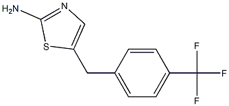 5-(4-TRIFLUOROMETHYL-BENZYL)-THIAZOL-2-YLAMINE Struktur