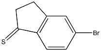 5-bromo-2,3-dihydroindene-1-thione Struktur