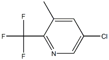 5-chloro-3-methyl-2-(trifluoromethyl)pyridine Struktur