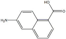 6-amino-naphthalene-1-carboxylic acid Struktur