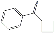 cyclobutyl(phenyl)methanethione Struktur