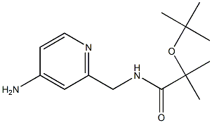 N-[(4-aminio(2-pyridyl))methyl](tert-butoxy)-N-(methylethyl)carboxamide Struktur