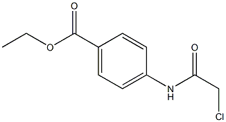 4-(2-Chloro-acetylamino)-benzoic acid ethyl ester Struktur