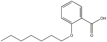 2-n-Heptyloxybenzoic acid Struktur