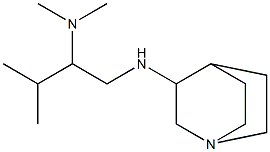 (1-{1-azabicyclo[2.2.2]octan-3-ylamino}-3-methylbutan-2-yl)dimethylamine Struktur