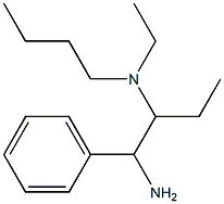 (1-amino-1-phenylbutan-2-yl)(butyl)ethylamine Struktur