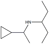 (1-cyclopropylethyl)(pentan-3-yl)amine Struktur