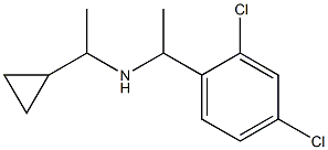 (1-cyclopropylethyl)[1-(2,4-dichlorophenyl)ethyl]amine Struktur