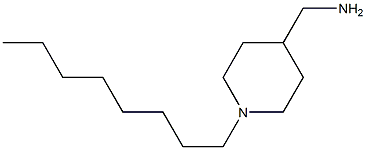 (1-octylpiperidin-4-yl)methanamine Struktur