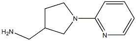 (1-pyridin-2-ylpyrrolidin-3-yl)methylamine Struktur