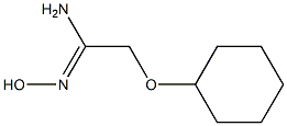 (1Z)-2-(cyclohexyloxy)-N'-hydroxyethanimidamide Struktur